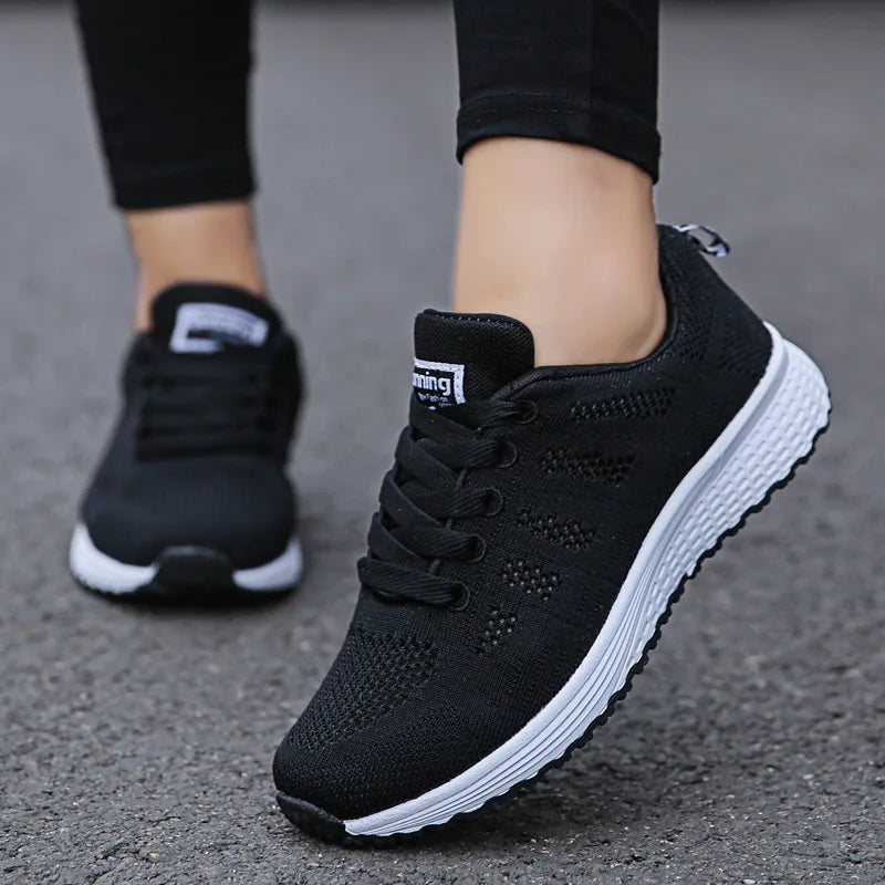 Casual Fashion Breathable Walking  Flat Sneakers