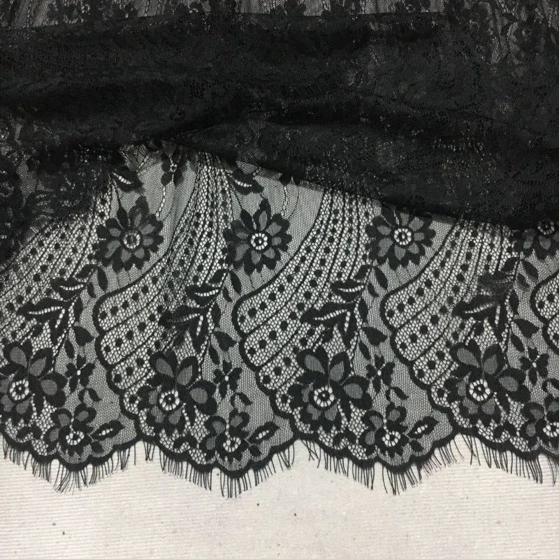 Transparent Lace Mesh Skirt Elastic High Waist