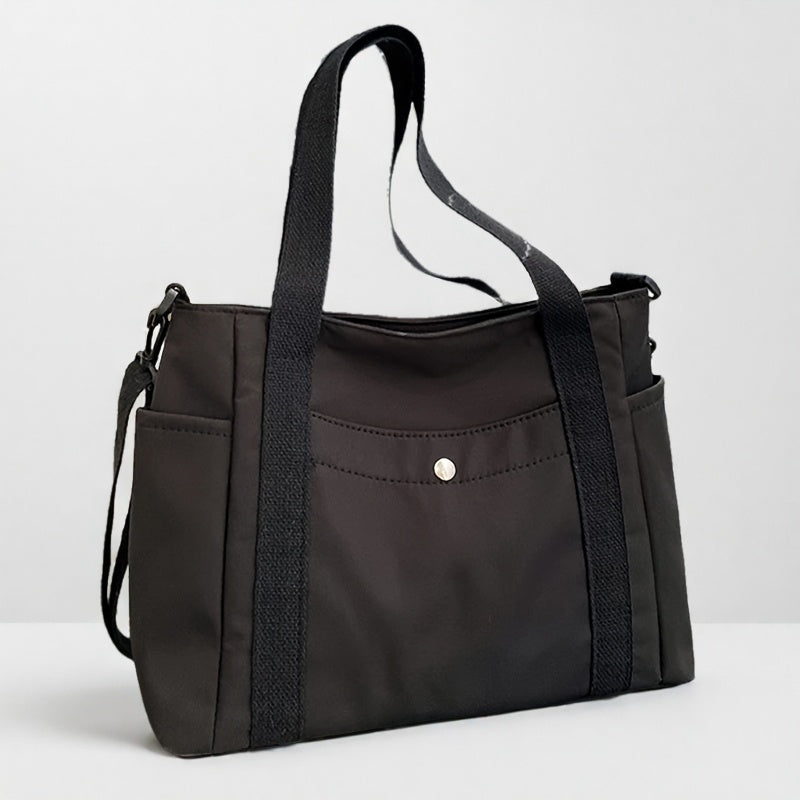 Large Capacity Nylon Crossbody Bag  Solid Color