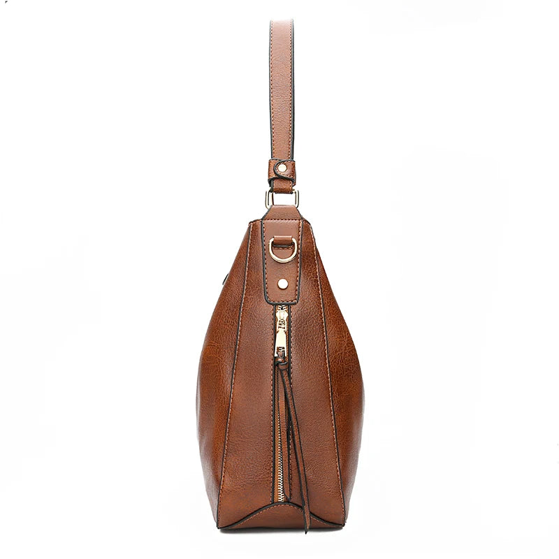 Hobo Bag Leather Large Capacity Tote bag
