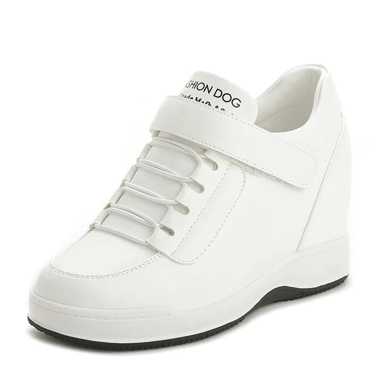 High Top Wedge Platform Sneakers