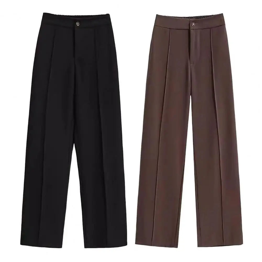 High Waist Pants Formal  Suit Trousers