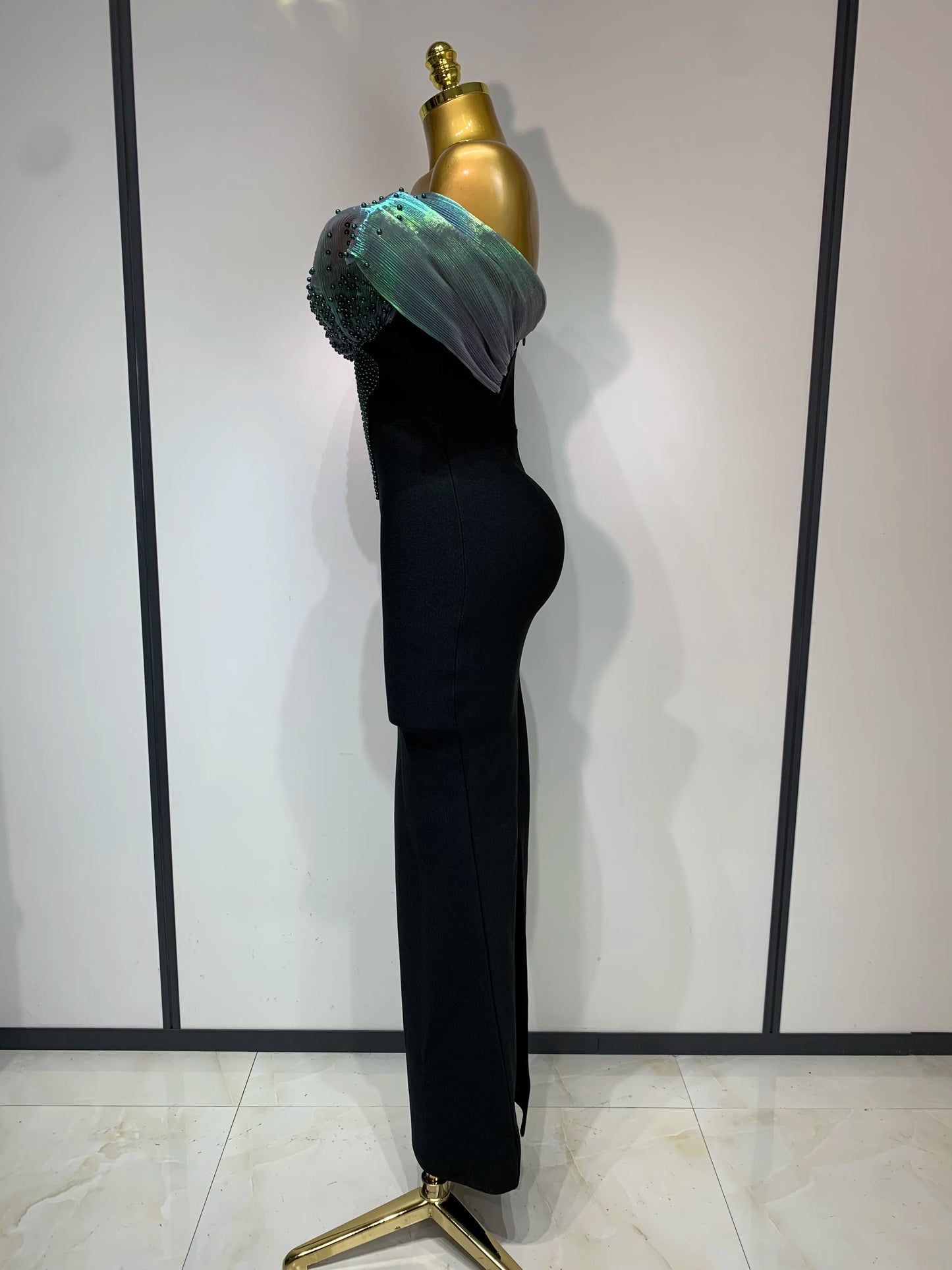 Sexy Off Shoulder Beading  Maxi Long  Dress