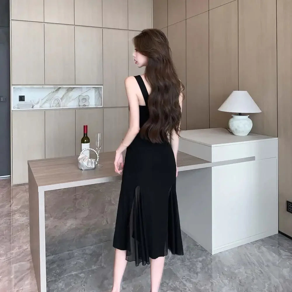 Maxi Evening Black Sundress