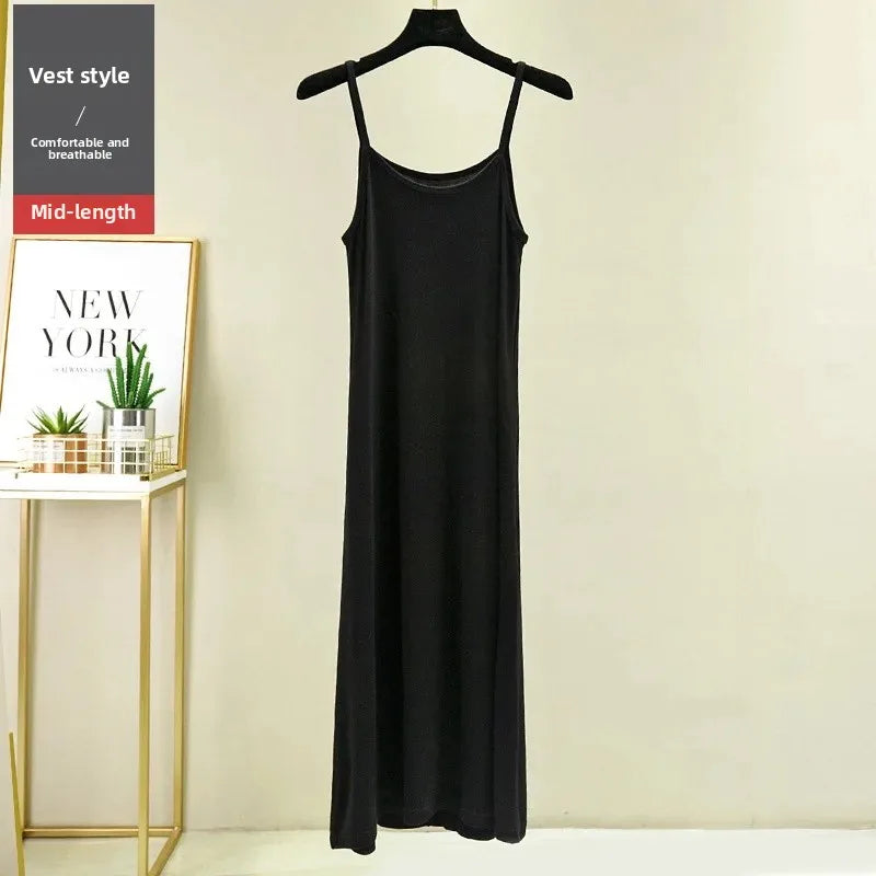 Plus Size Long Thin Underdress  Ankle-length