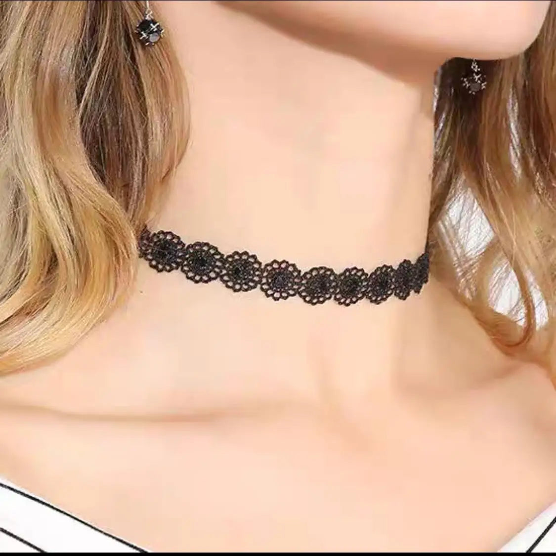 Black Velvet Choker Necklace  Sexy Lace Necklaces