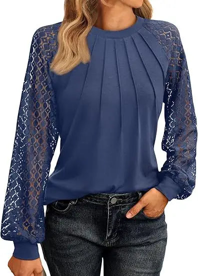 Solid Casual Loose Blouses