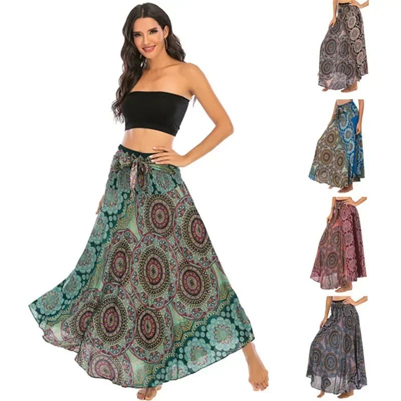 Long Skirts Boho Vintage