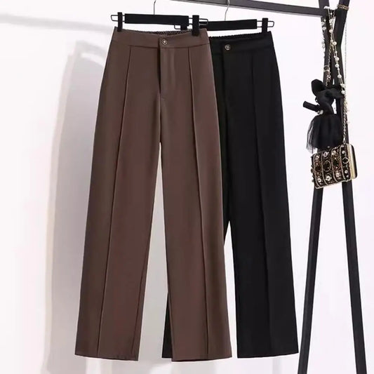 High Waist Pants Formal  Suit Trousers