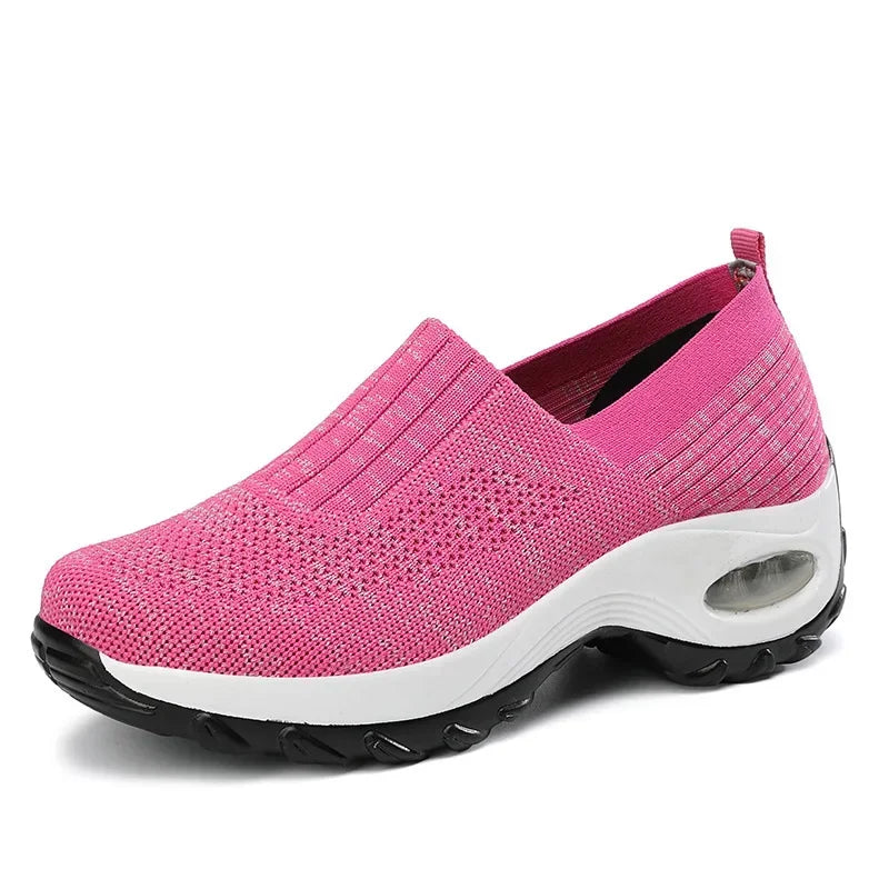 Slip-On Women Walking Shoes Orthopedic Diabetic