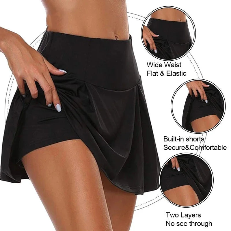 Tennis Dance Fitness Short Skirts Shorts