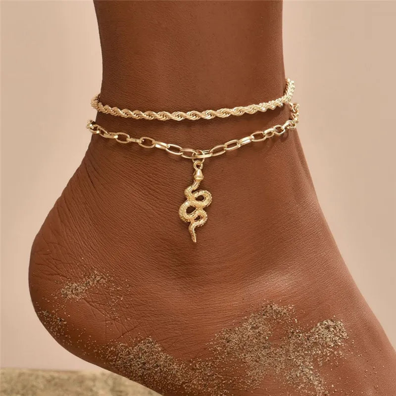 Sexy Anklet  Bracelet Cheville Barefoot Leg Chain