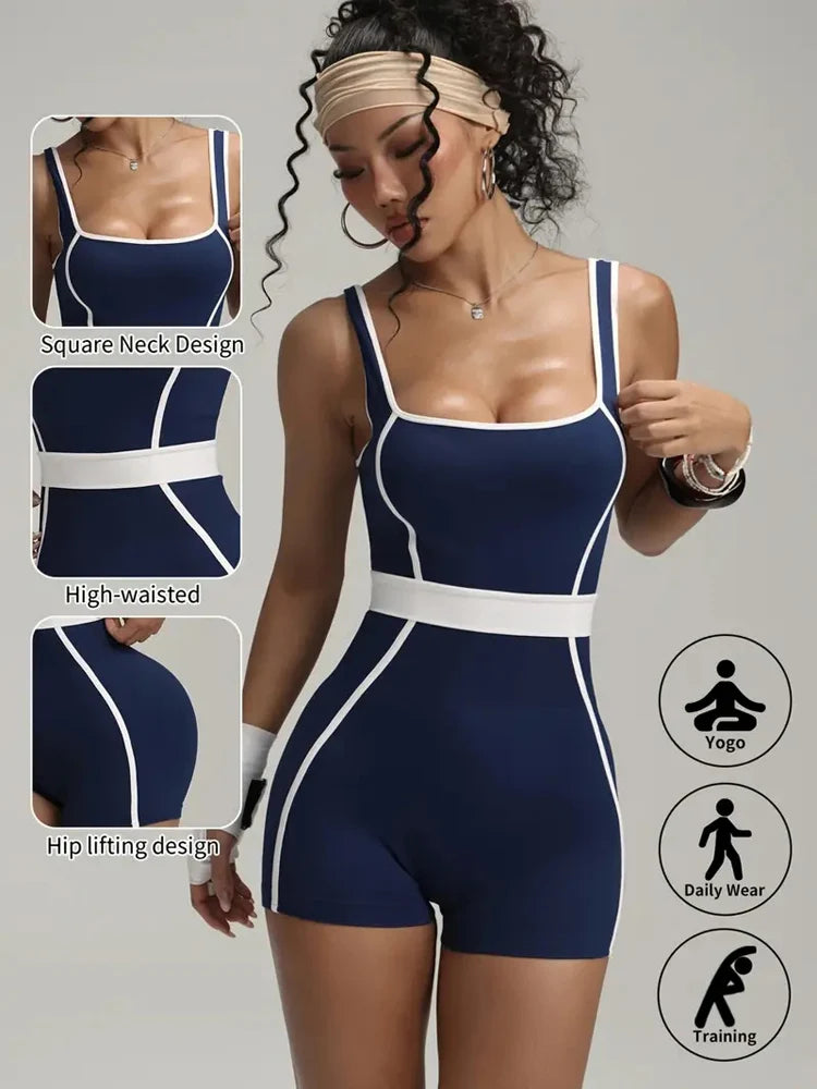 Tracksuit Seamless Yoga Jumpsuits One Piece  Bodysuit