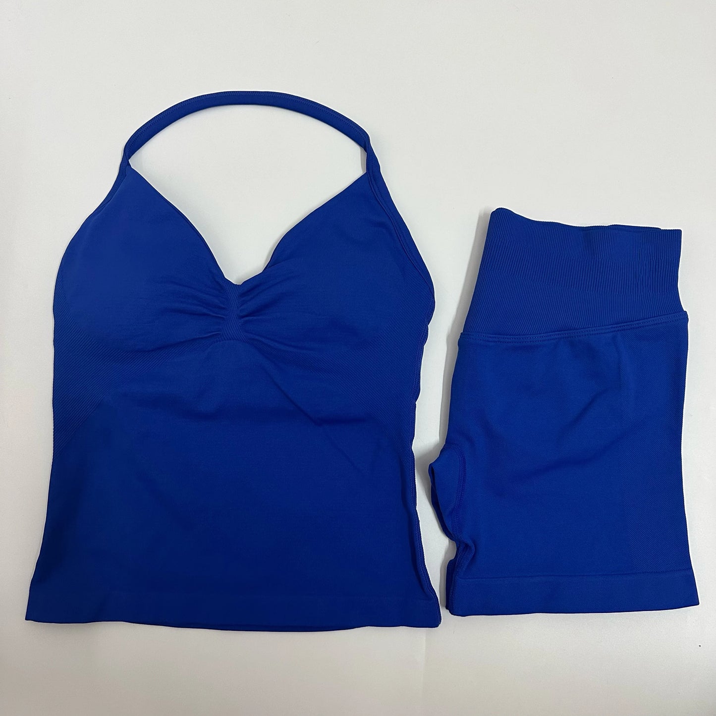 Yoga/Gym Set Backless Tank Tops High Waist