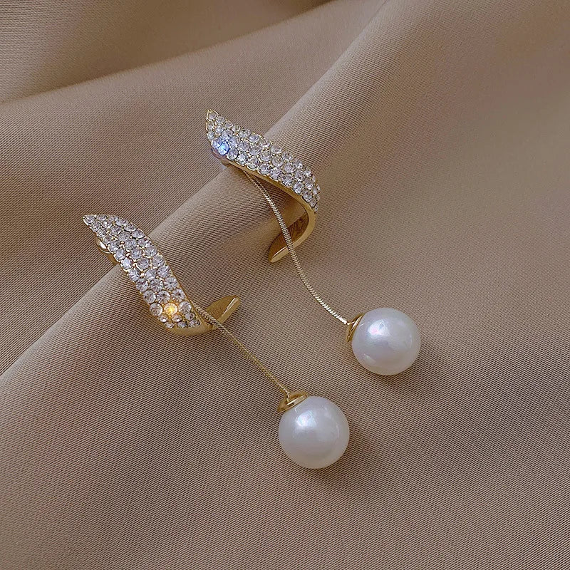 Elegant Imitation Pearl Dangle Earrings For Women