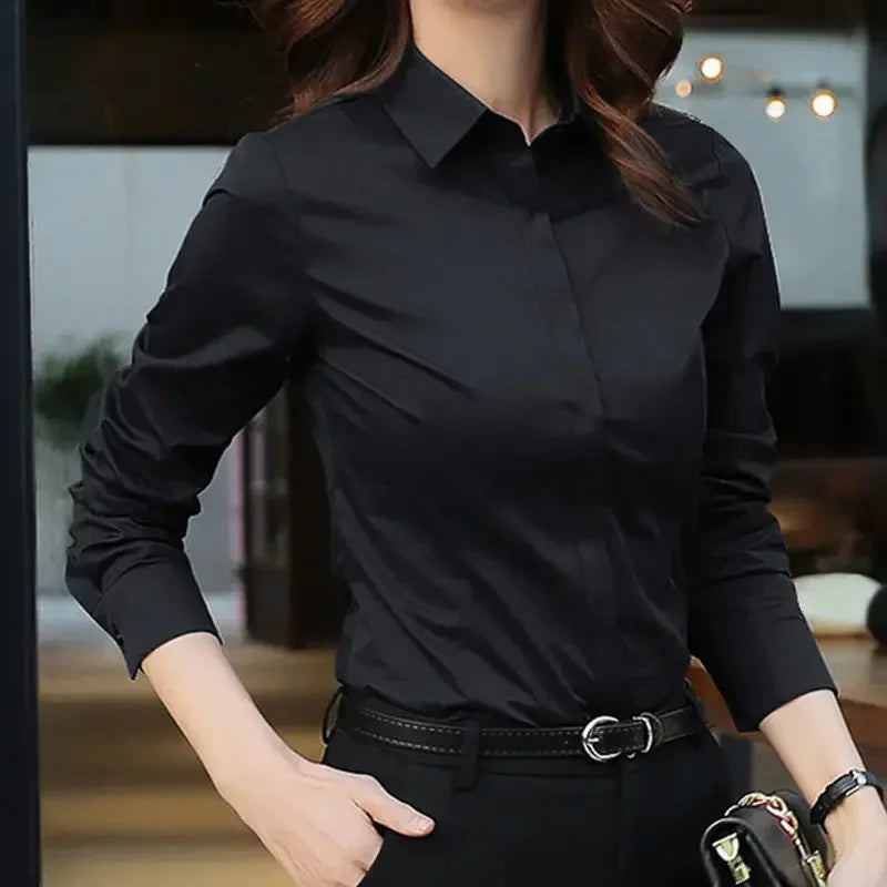 Women's Long Sleeve Shirt Cotton