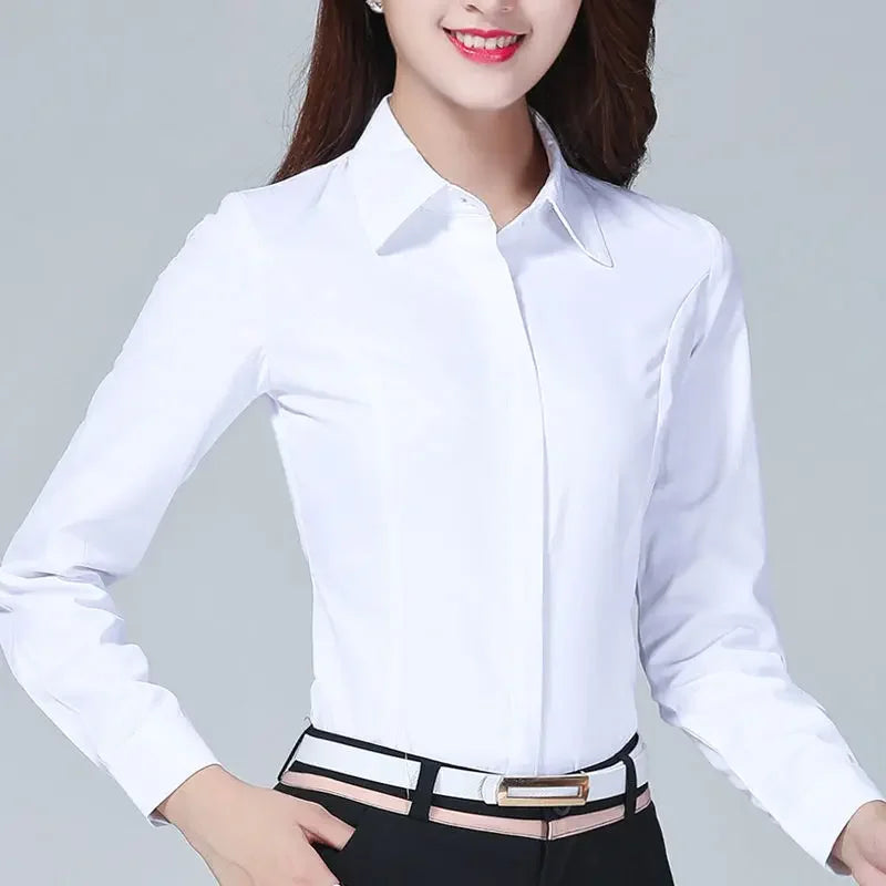 Women's Long Sleeve Shirt Cotton