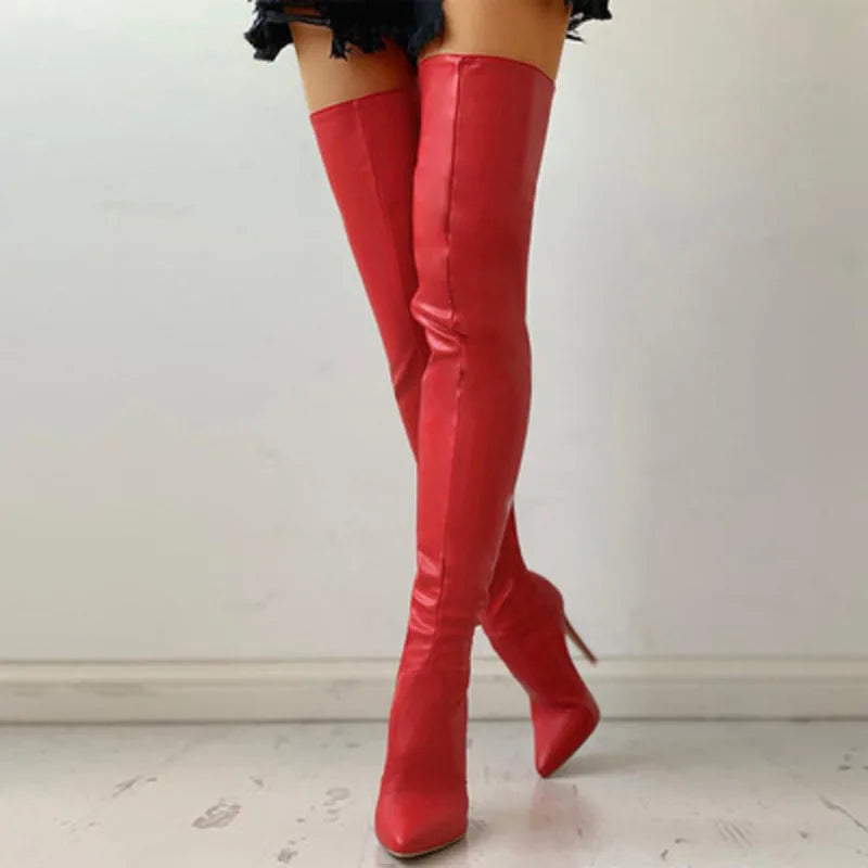 High Heels Over The Knee Boots