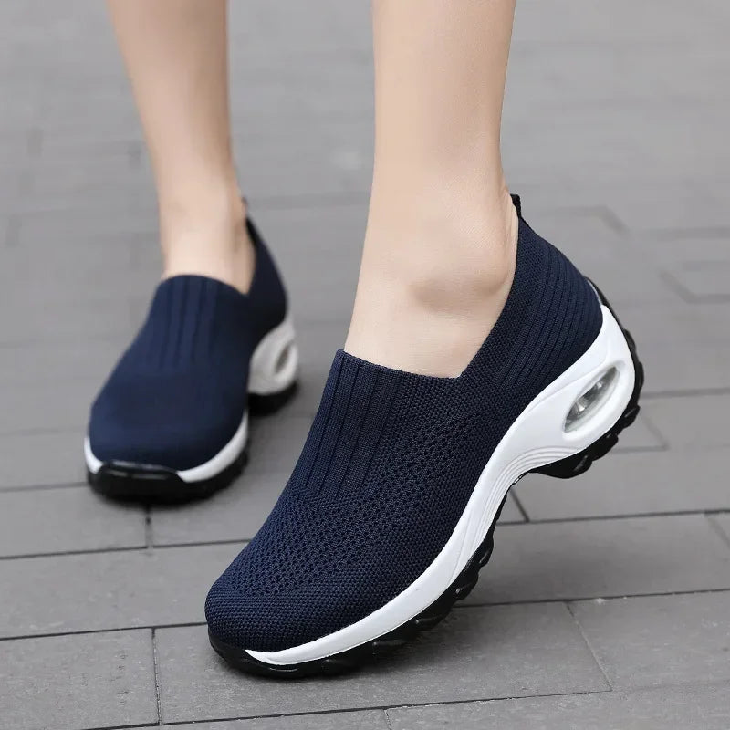 Slip-On Women Walking Shoes Orthopedic Diabetic