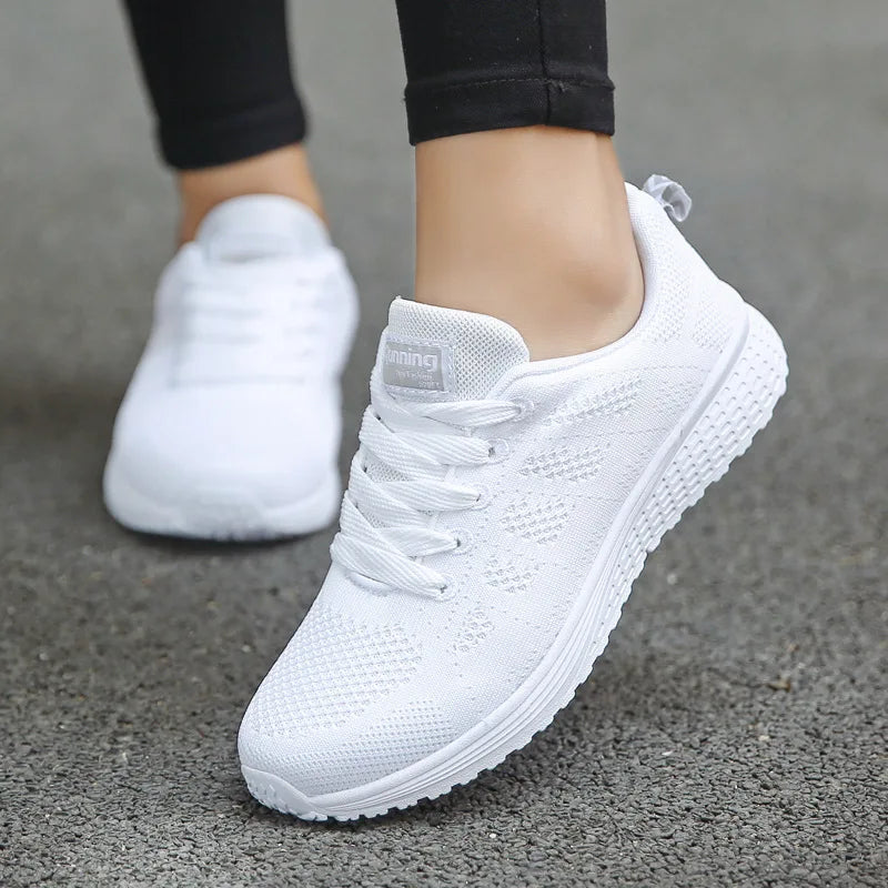 Casual Fashion Breathable Walking  Flat Sneakers