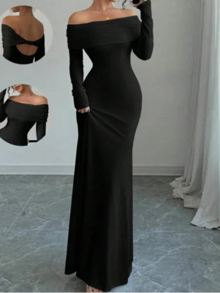 Sexy One Piece Collar Slim Fit High Waist