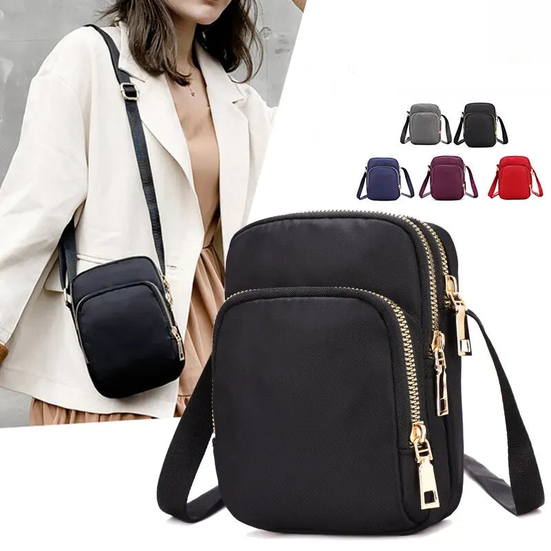 Waterproof Shoulder Bag Crossbody Zipper Mobile Phone