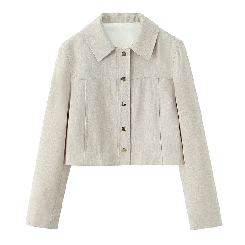 Single Breasted Pant Set  Low Waist Straight Pants