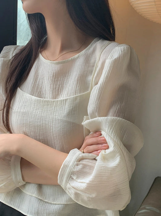 Unique Long Sleeve Tank Top Vest