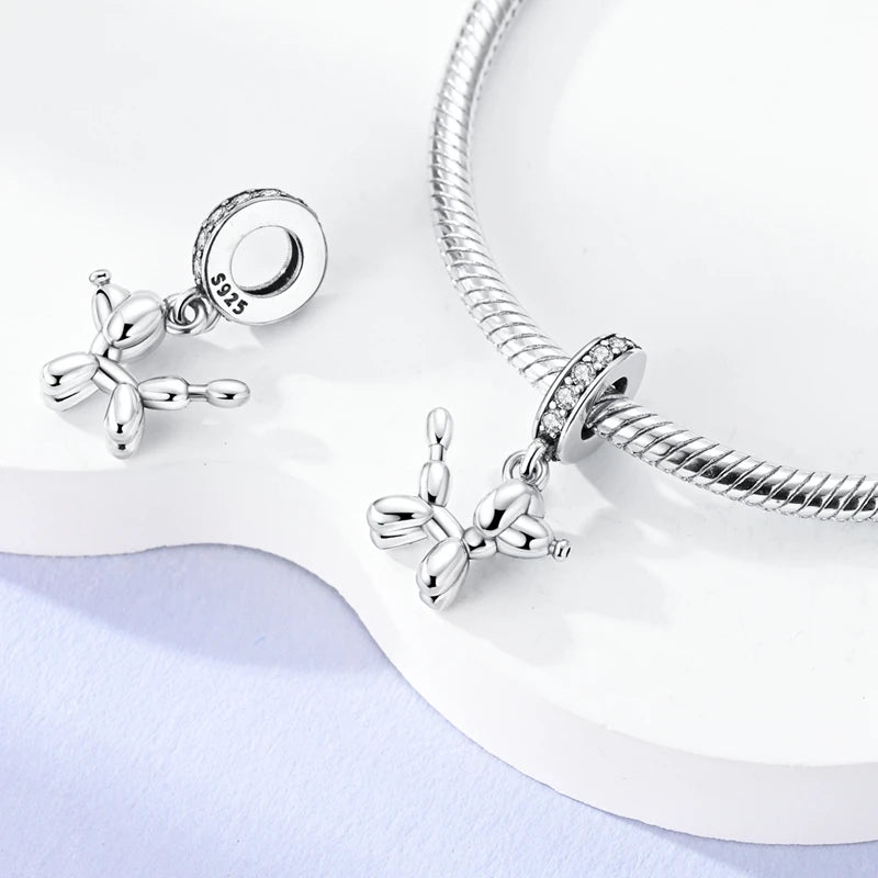 Hot Sale Charms 925 Silver Poodle Charms