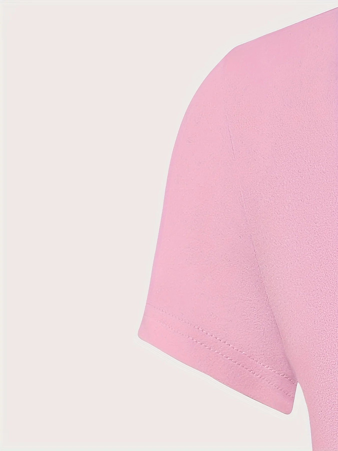 Fashion V-neck  Slim T-shirt Three-piece Set