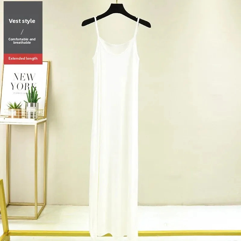 Plus Size Long Thin Underdress  Ankle-length