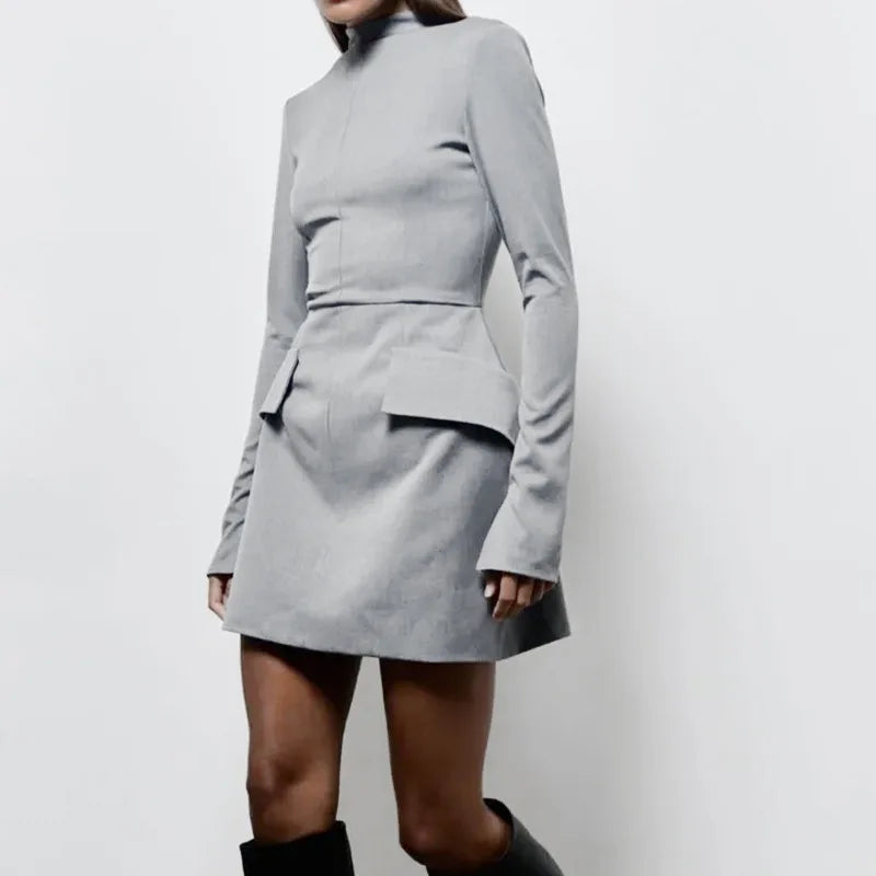 Sexy Spicy Girl Slim Fit Long Sleeve Dress