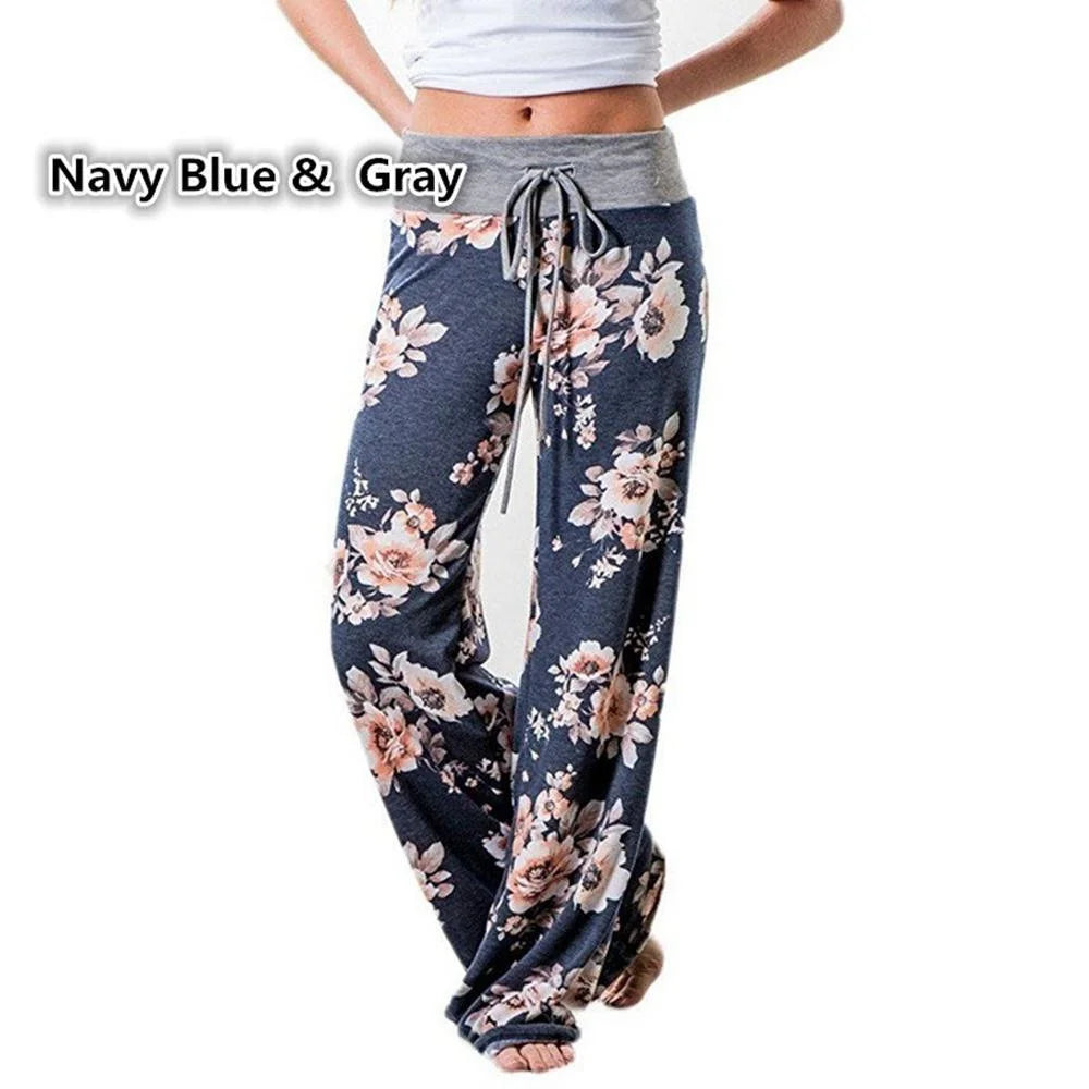 Wide Leg Yoga Lounge Pajama Pants