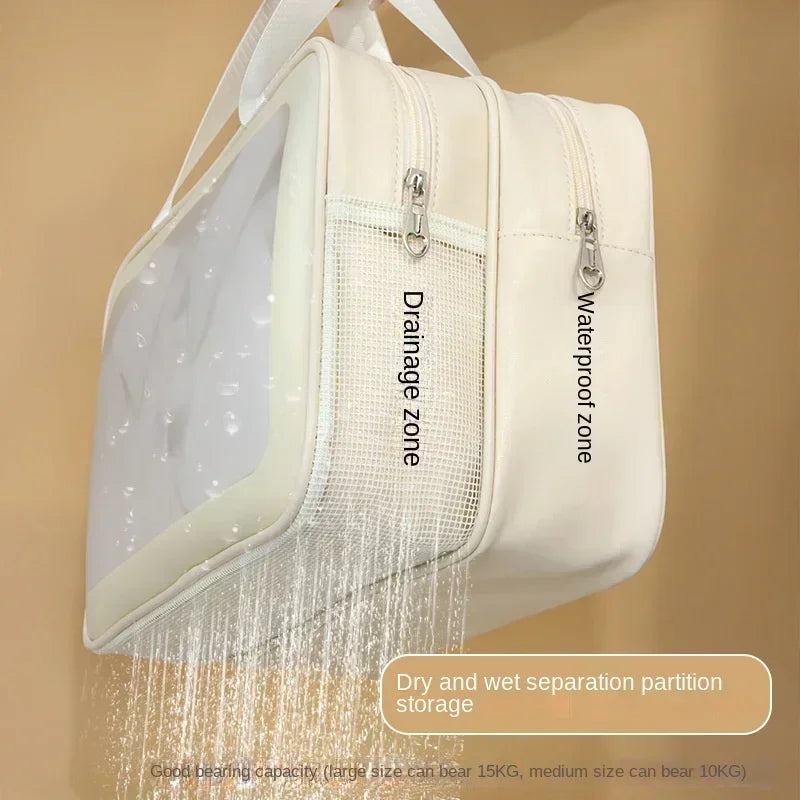 Thick Dry-Wet Separation Partition Toiletry Bag