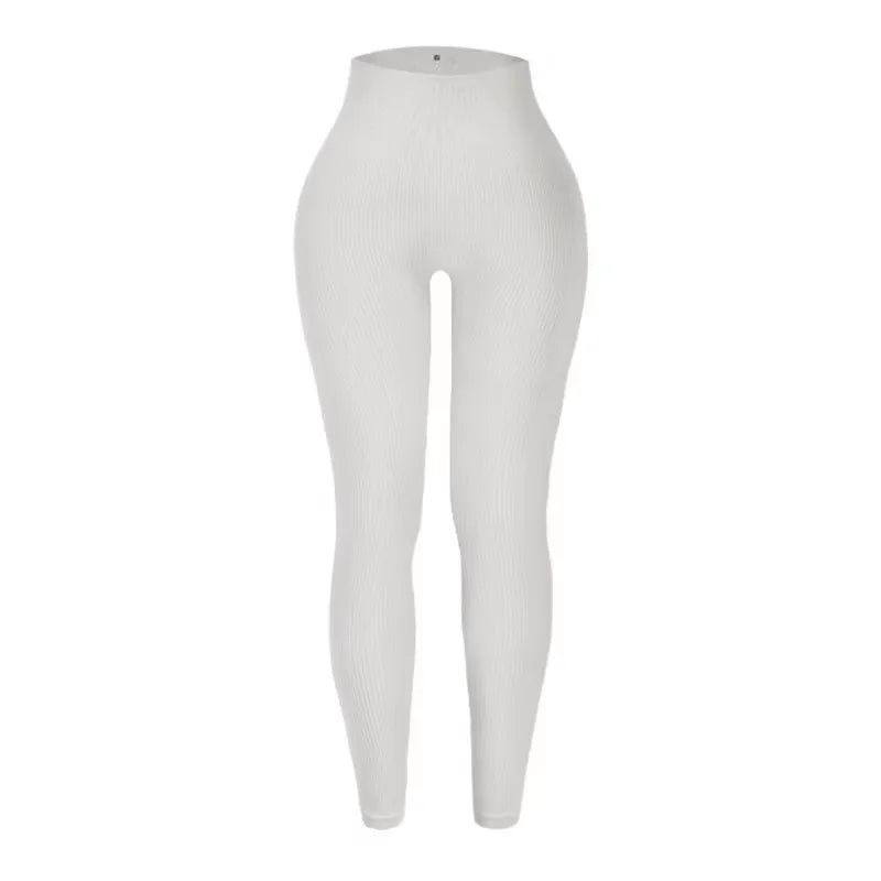 Seamless knitted yoga pants high waisted leggings
