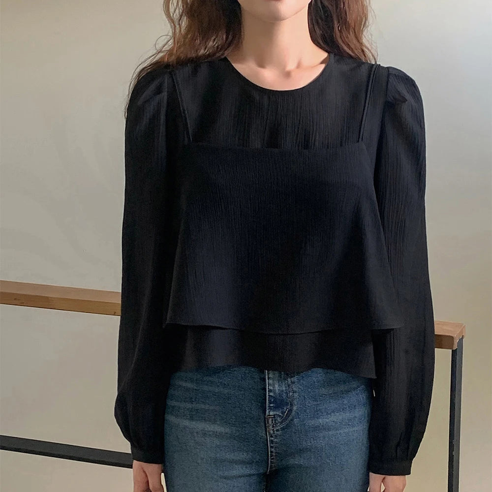 Unique Long Sleeve Tank Top Vest