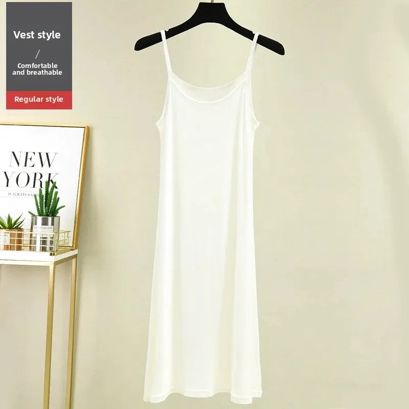 Plus Size Long Thin Underdress  Ankle-length