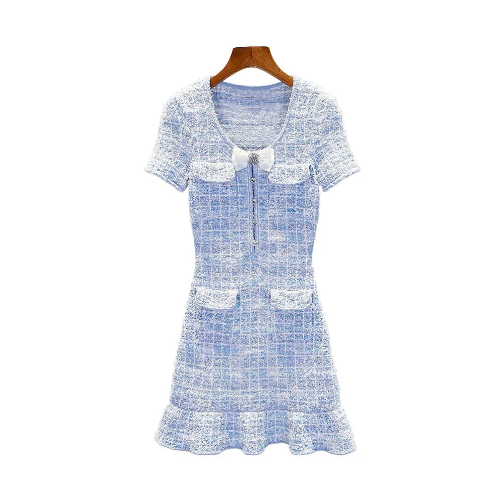 Ruffle  Mini  Bowknot Skirt