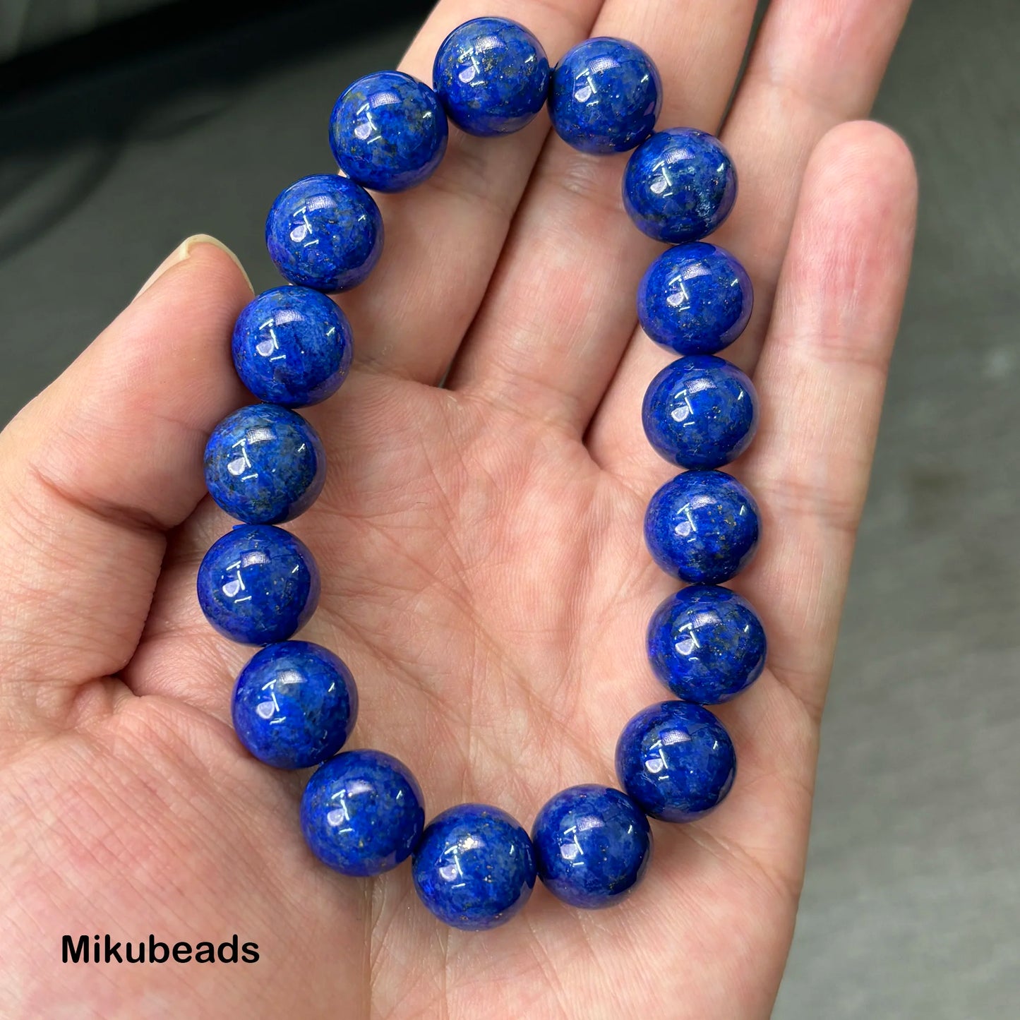 AAA Lapis Lazuli 12mm Smooth Round Stone 2