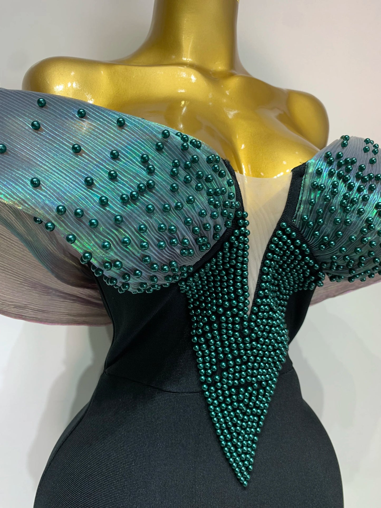 Sexy Off Shoulder Beading  Maxi Long  Dress