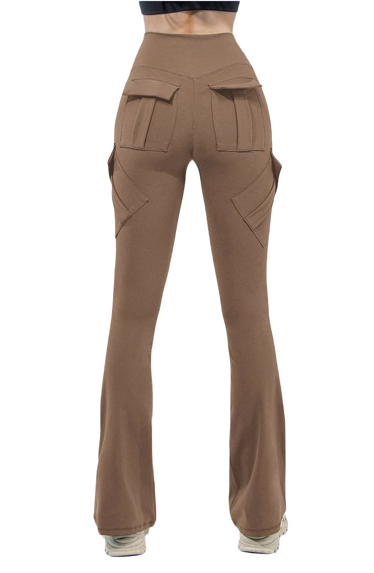 Women Wide Leg Yoga Fitness  with pockets