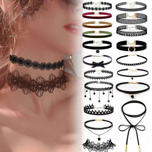 Black Velvet Choker Necklace  Sexy Lace Necklaces