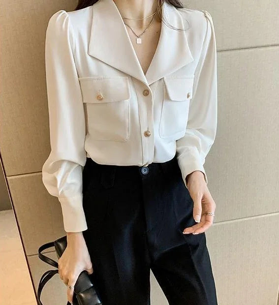 Simplicity Blouses Long Sleeve
