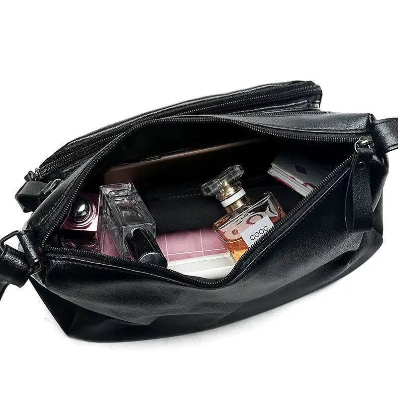 Lightweight, Multi-layered, Large-capacity Crossbody Bag