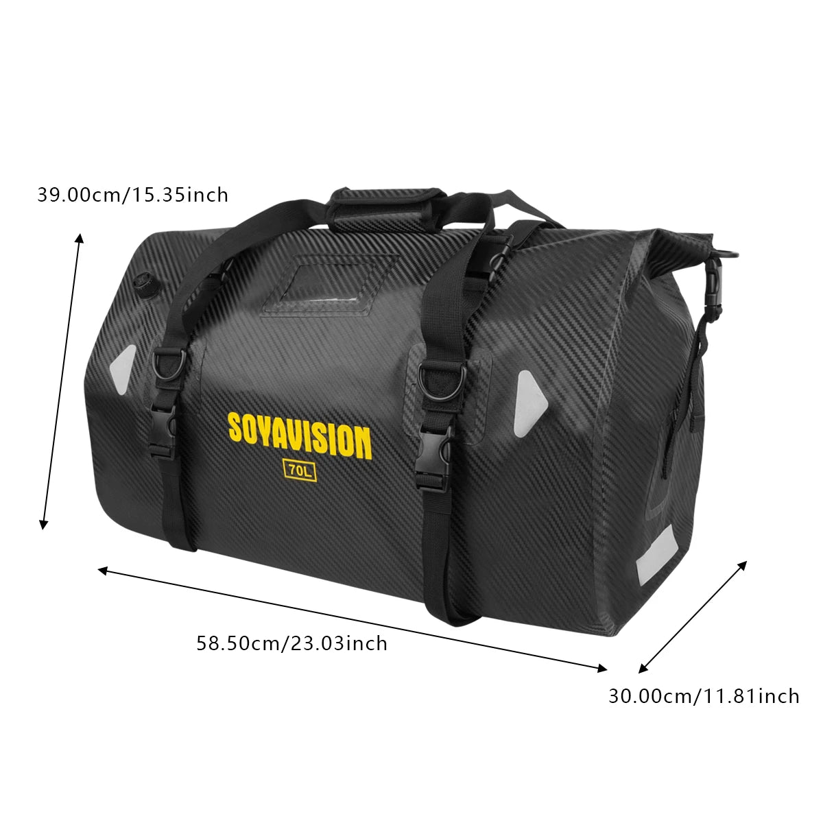 Motorcycle Dry Bag Waterproof Tail Duffle Bag