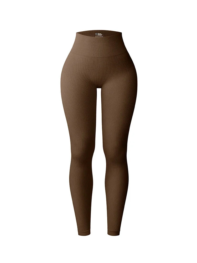 Seamless Sports Fitness Legging  Solid Color