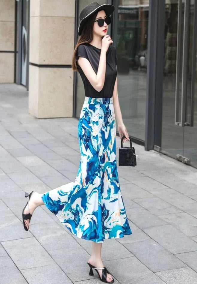 Tight High Waist Maxi Wrap Long Zipper