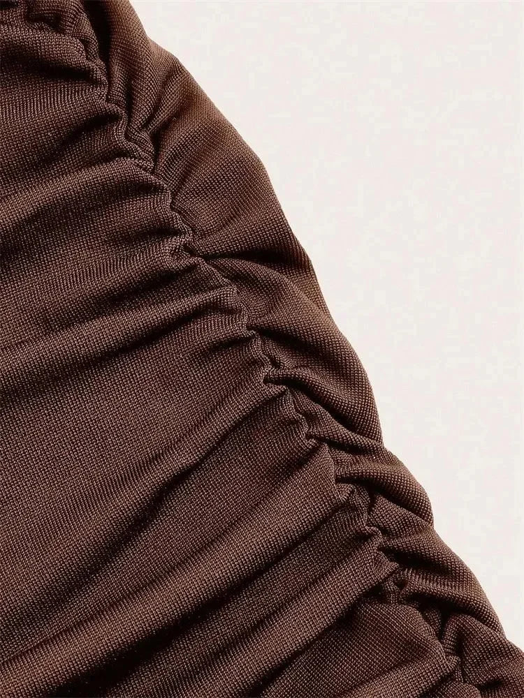 Elegant High Waist Mermaid Maxi Skirt