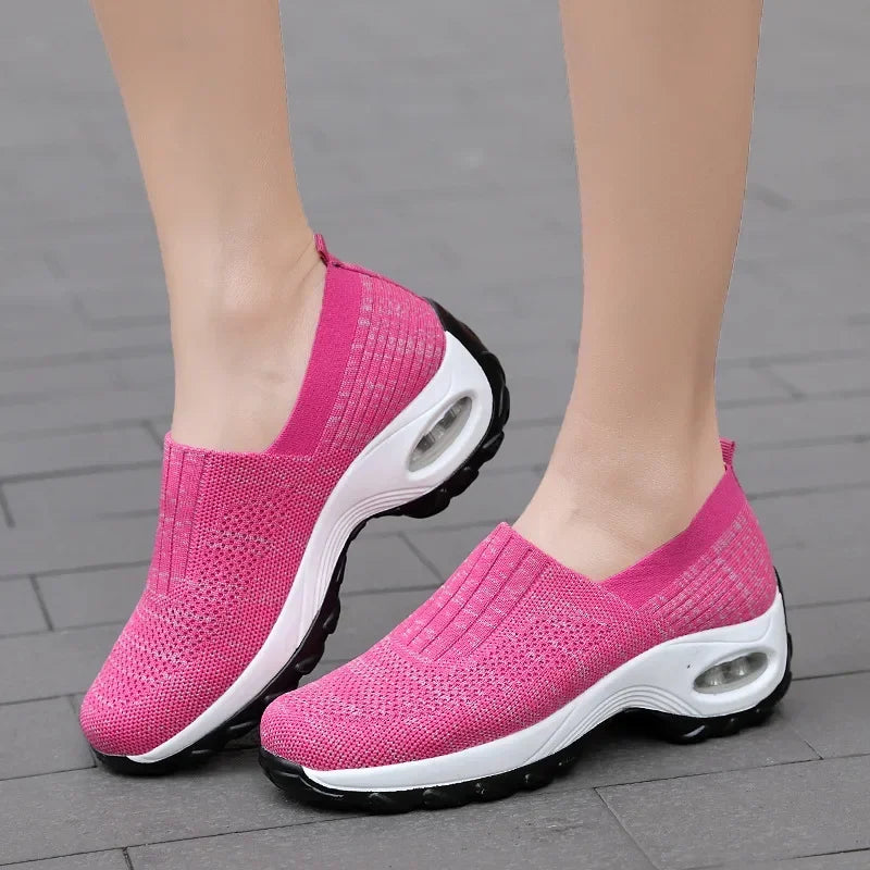 Slip-On Women Walking Shoes Orthopedic Diabetic