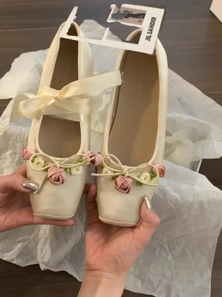 Flats Bow Toe Shoes Designer Walking Sandals